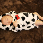 お宮参り写真撮影です。午前中に鈴鹿市白子の子安観音様にお参りに行っていましたので、疲れて寝ちゃいました。 スタジオバンビ鈴鹿/お宮参り写真撮影。着物の後に牛の着ぐるみで撮影。